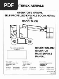 Terex Manual