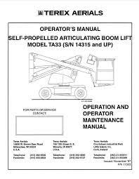Terex Manual