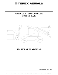 Terex Manual