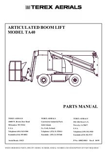 Terex Manual