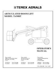 Terex Manual