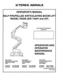 Terex Manual