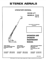 Terex Manual