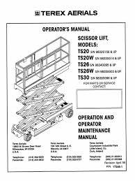 Terex Manual